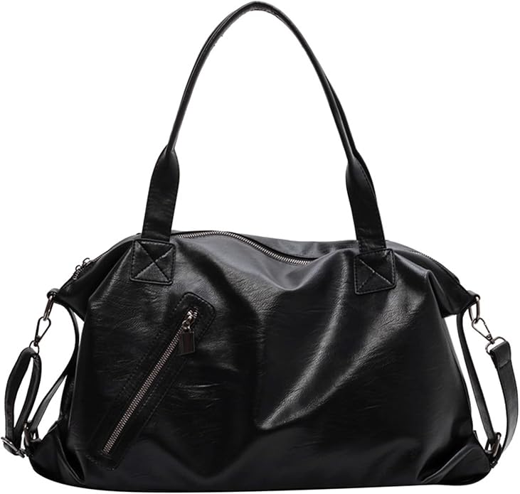 AMVIKS Handbags for Women Leather Tote Bag Large Shoulder