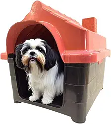 Casinha Pet para Cachorro Gato Conforto e Segurança Casa N3 (Vermelho, N3)
