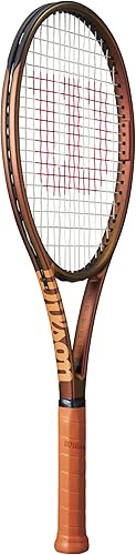 Miniatura 3 de Wilson Pro Staff 97L V14 Performance Tennis Rackets, Strung with Sensation 16 Natural at Mid Range Tension