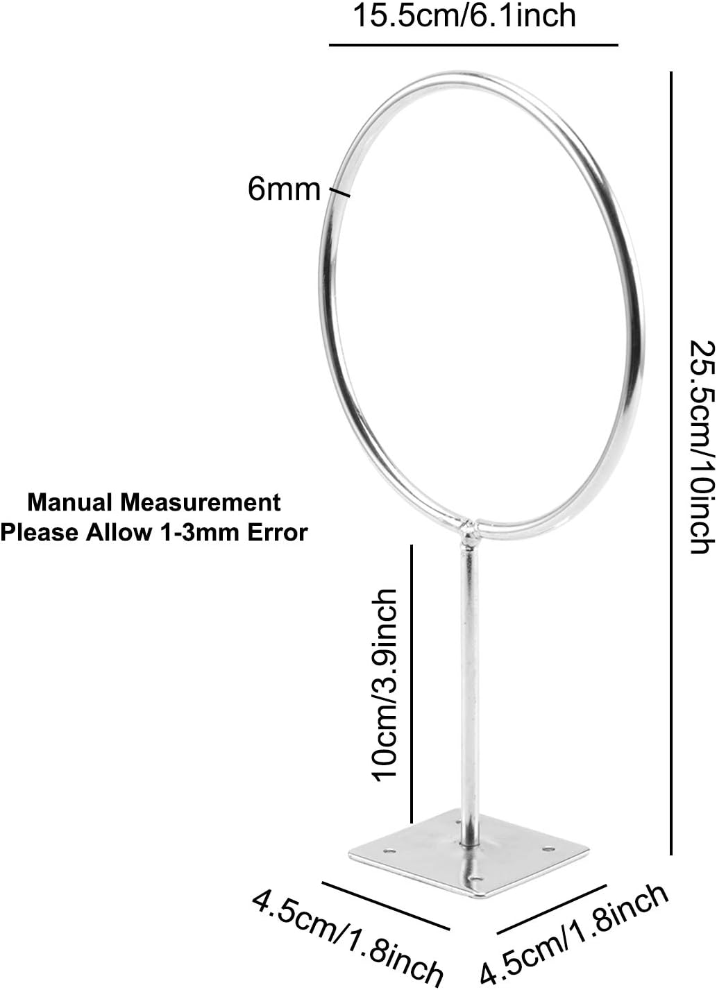 Giveme5 Wall-Mounted Basketball Rack, Metal Sports Ball Wall Holder Storage Rack Ball Mount Display Stand for Basketballs, Soccer Ball, Football, Volleyball, Exercise Ball – Screws Include (2 Pack) : Sports & Outdoors