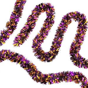 DIYDEC Halloween-Lametta-Girlanden, 5 Stück