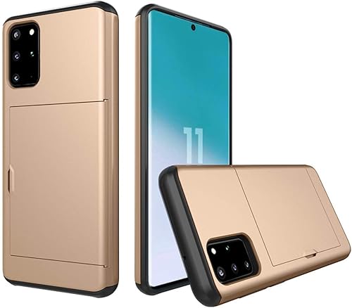 Lobwerk Coque pour Samsung Galaxy S20+ Plus 6.7 Pouces Carte de Crédit Case Poch