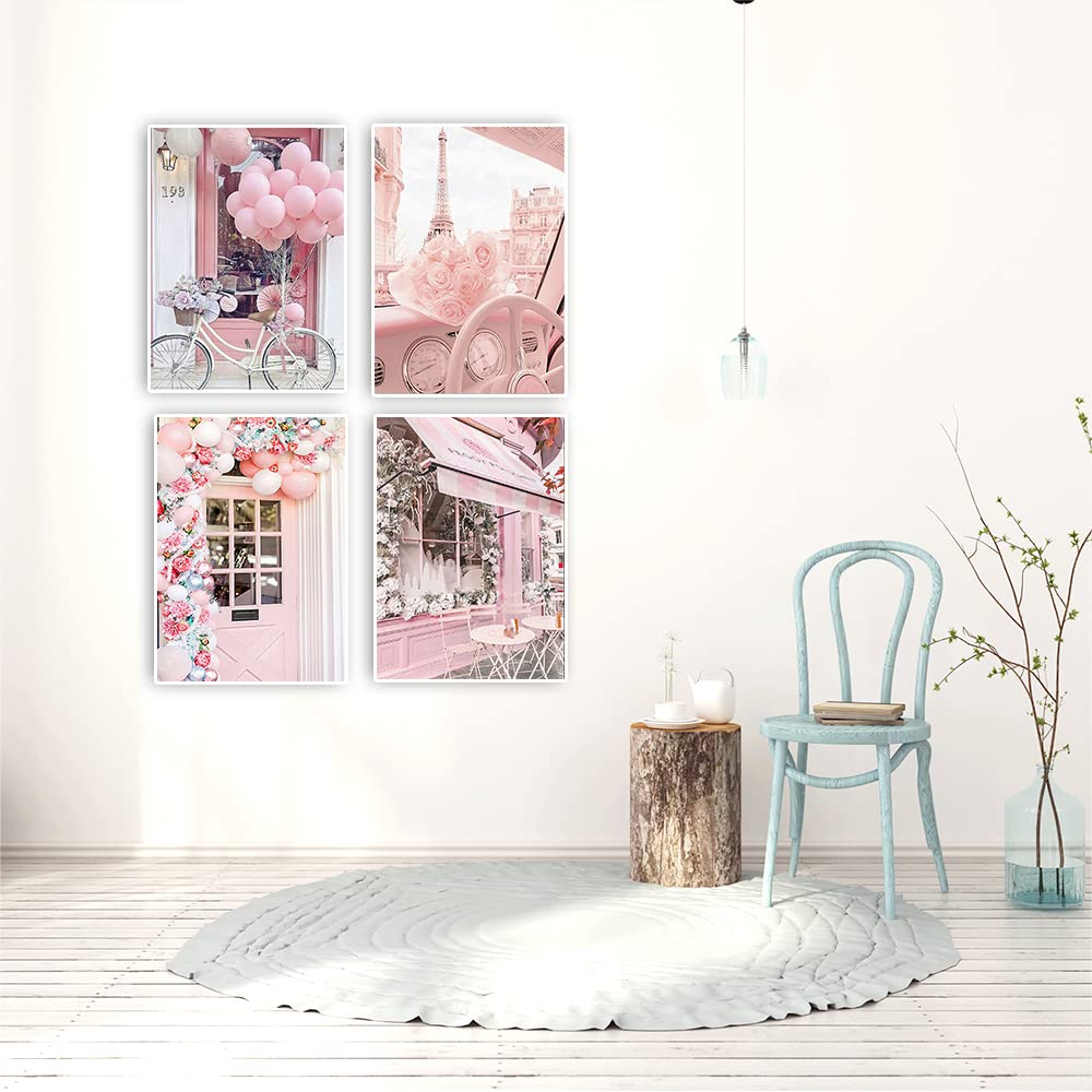 Kit Diamond Painting DCIDBEI 4 Pezzi – Amore Fluorescente 30x40 Cm – Rotondo, Per Adulti E Bambini – Con Tutti Gli Accessori