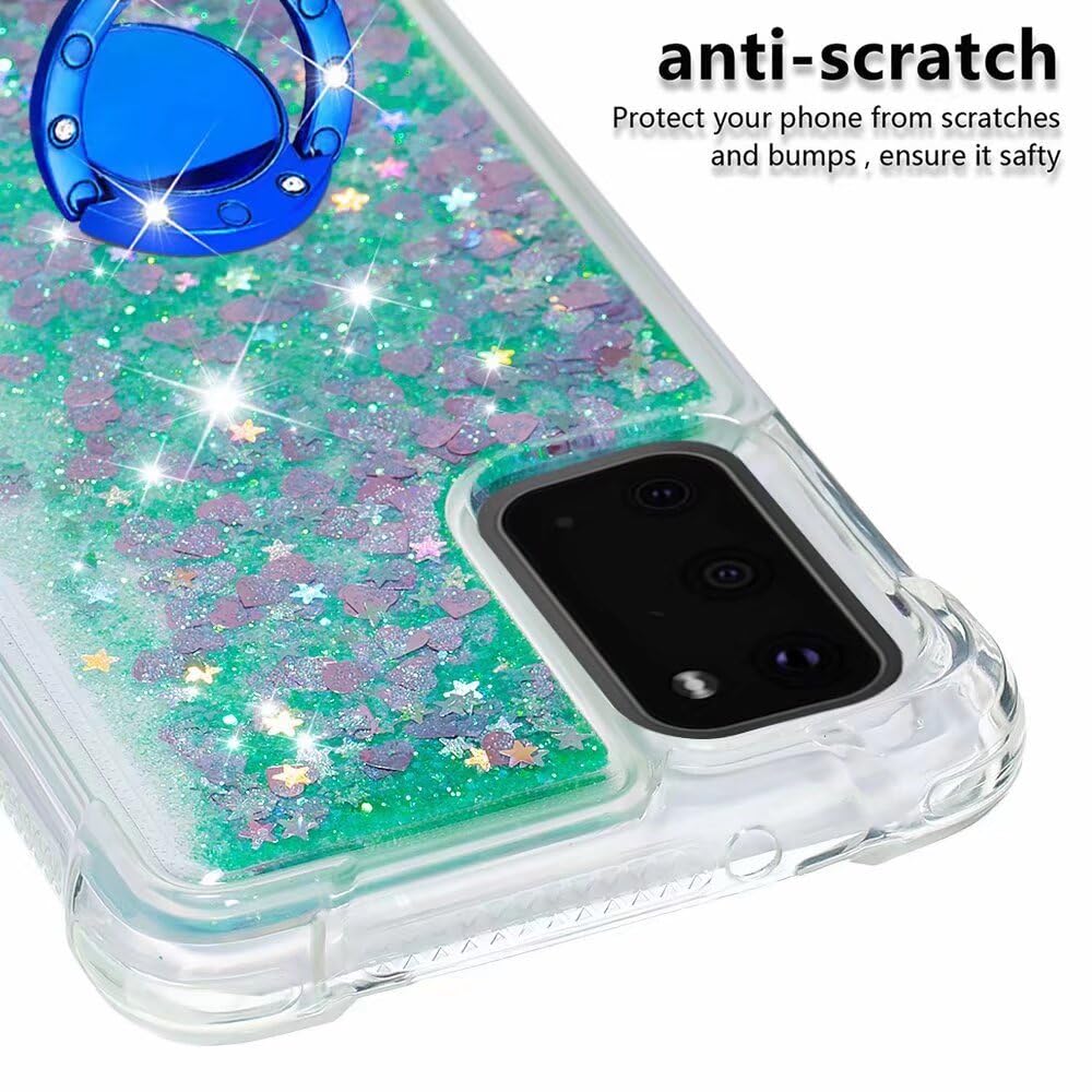 ILING Handyhülle Für Xiaomi Redmi A3 Mit 360° Ring Ständer & Goldrand - Stoßfestes TPU-Case