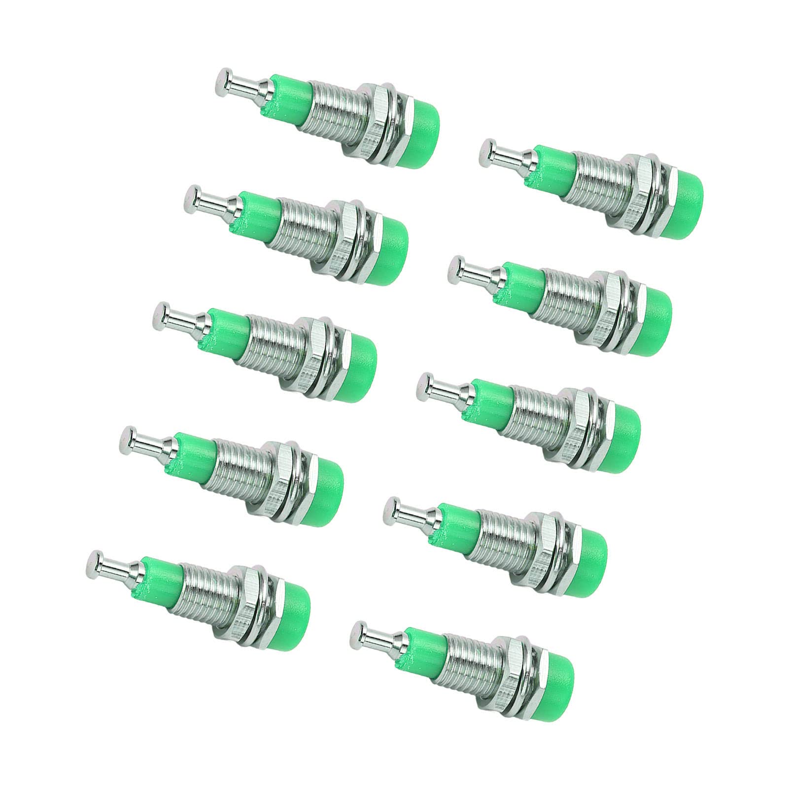 Poste De Encuadernación De Conector Banana, J.40006 10 Unids/set 2 Mm Níquel Conector Tipo Banana Poste De Encuadernacion De Montaje En Panel De Alta Capacidad