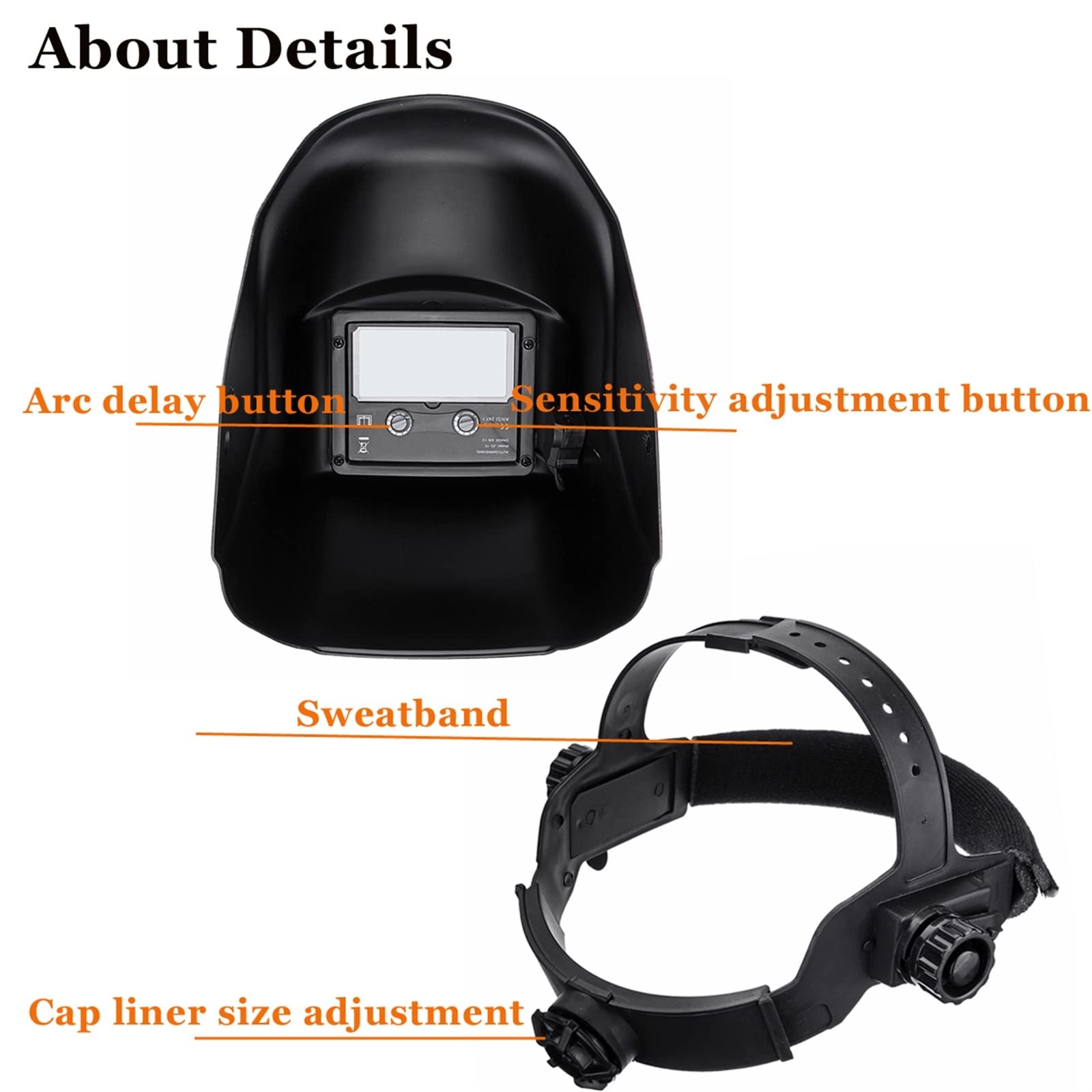 Maschera Professionale Automatica A Casco Per Saldatura Telwin Stream Flame - MMA, TIG, MIG In - Foto 9