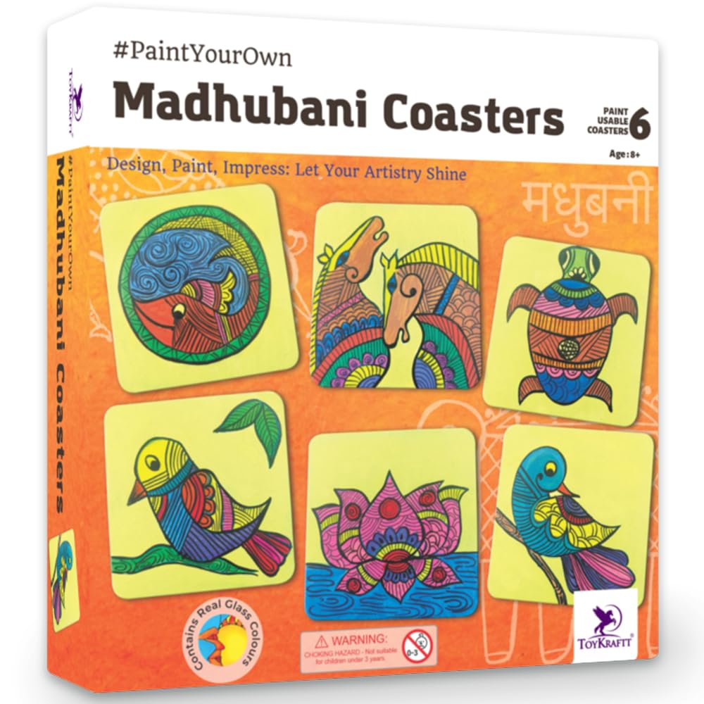 See full amazon price history chart for TOYKRAFTT Glass Painting Kit for Kids| Gifts for Girls Boys Age 8+| Madhubani Arts & Crafts Kit Glass Painting Madhubani Kit TOYKRAFTT Glass Painting Kit for Kids| Gifts for Girls Boys Age 8+| Madhubani Arts & Crafts Kit Glass Painting Madhubani Kit (B0089IP492) Amazon Price History, Amazon Price Tracker