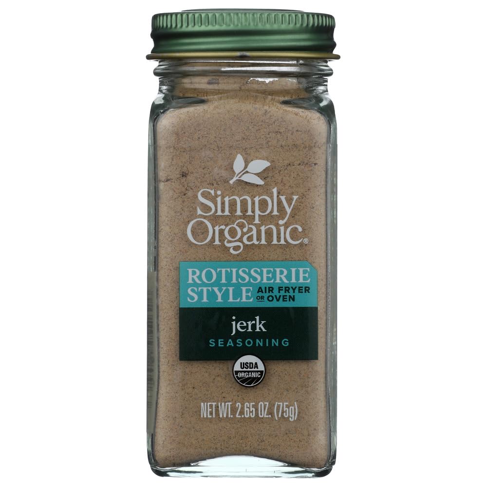 SIMPLY ORGANIC Organic Jerk Rotisserie Style Seasoning, 2.65 OZ