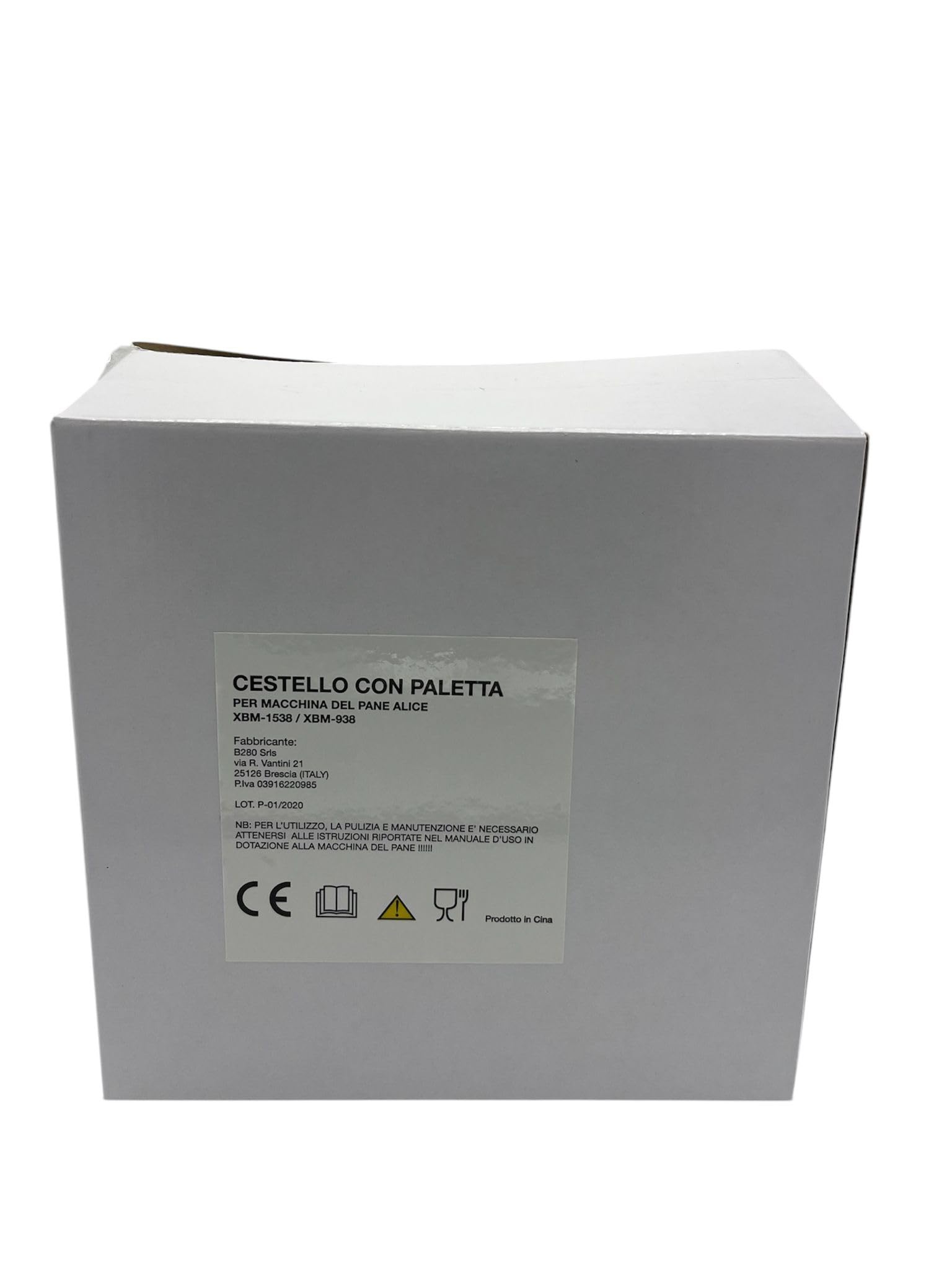 Cesta + pala para máquina de pan XBM-1538/938 DPE Princess Moulinex Termozeta Severin Bifinett DCG Morphy Richards Bimar Zephir Kennex Majestic Tda Optima Carrefour