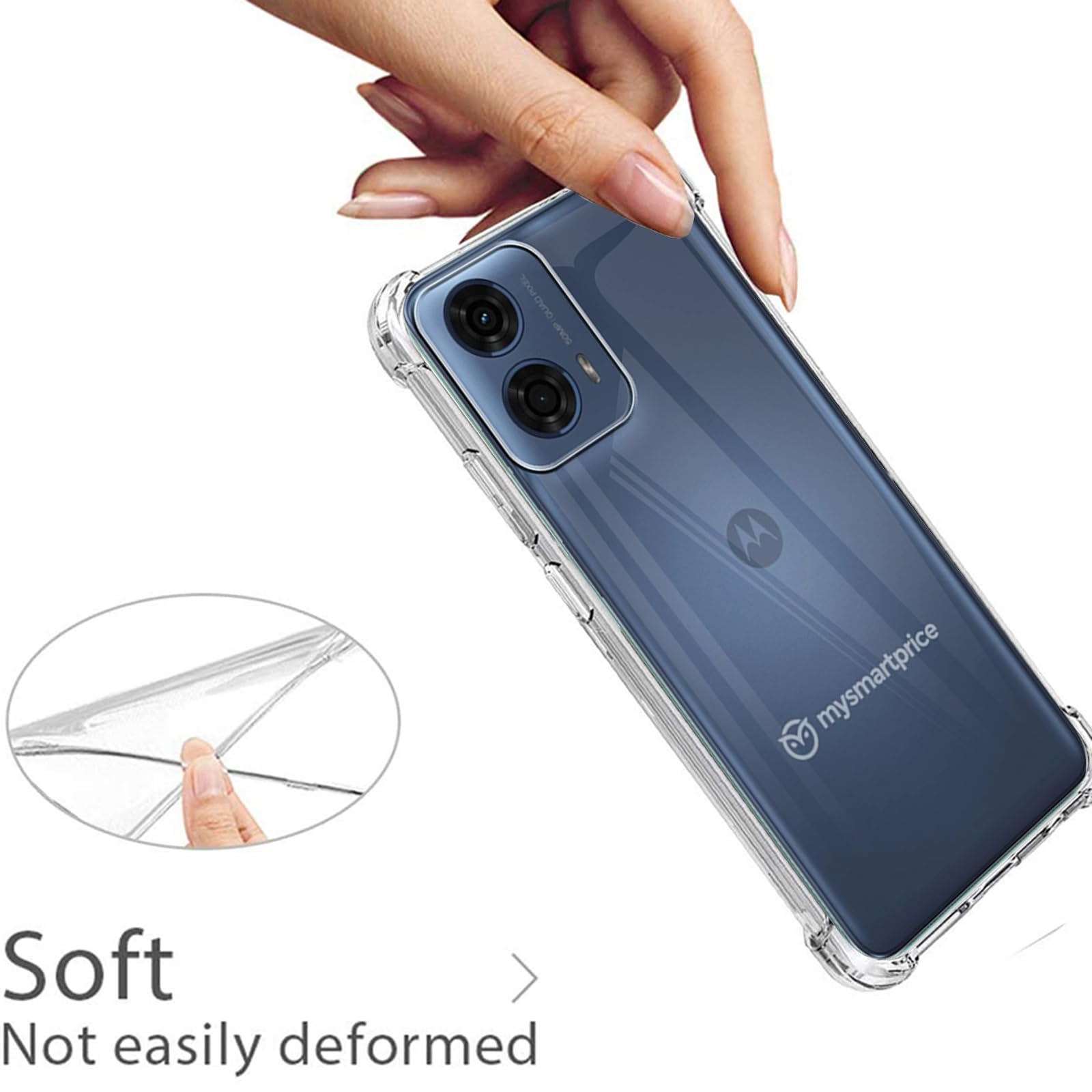 Custodia Flip Per Motorola Moto E14 / G24 / G04 - Con Vetro Temperato E