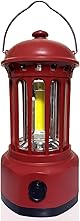 VALIS LED ランタン 充電式 アンティーク レトロ おしゃれ キャンプ アウトドア 明るさ250ルーメン(レッド)
