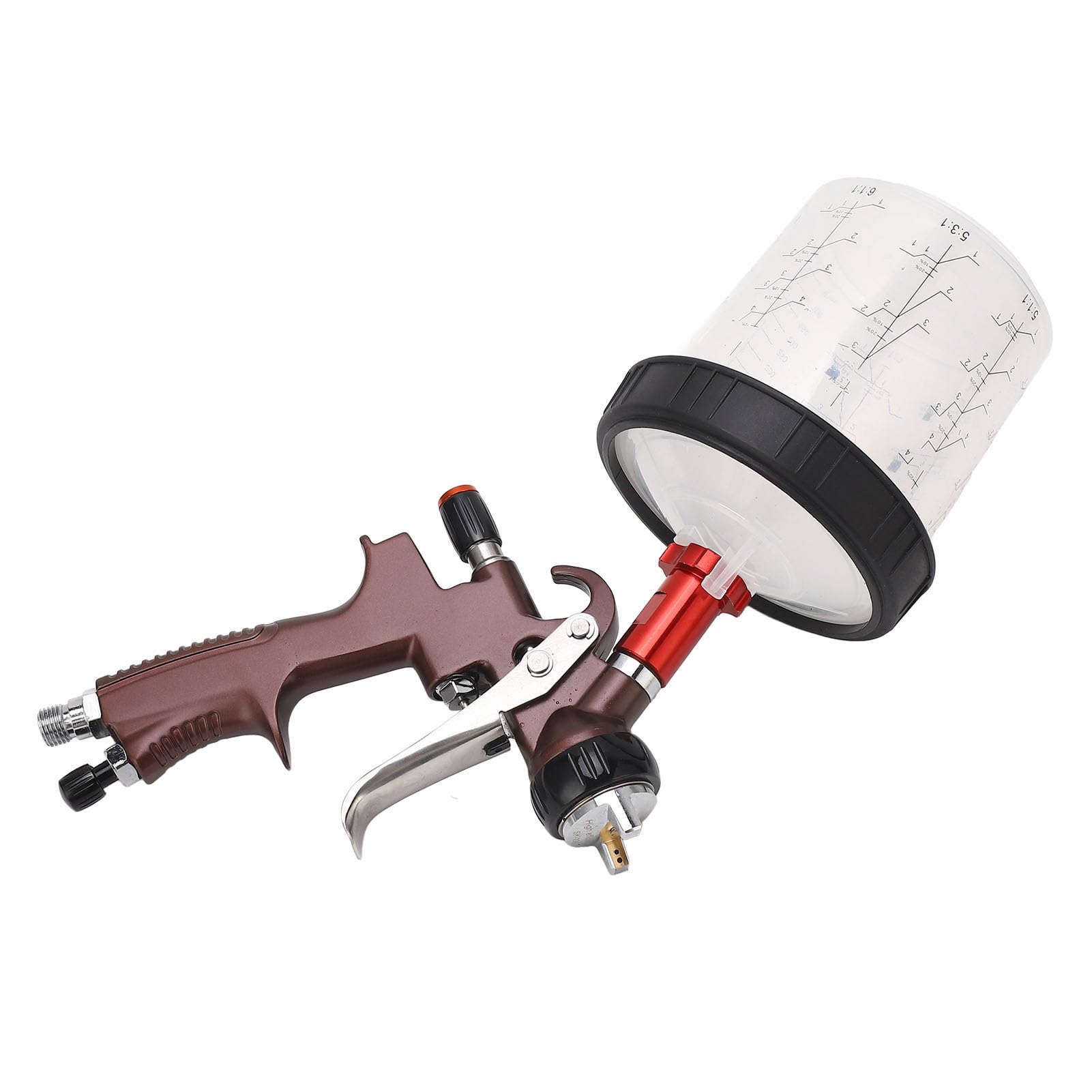 Fafeicy Pistola a Spruzzo Ad Aria 1,3 Mm con Elevata Atomizzazione per Una Finitura Efficiente e Professionale, Funzionamento Rapido, per la Verniciatura Fai Te della Casa 'Auto