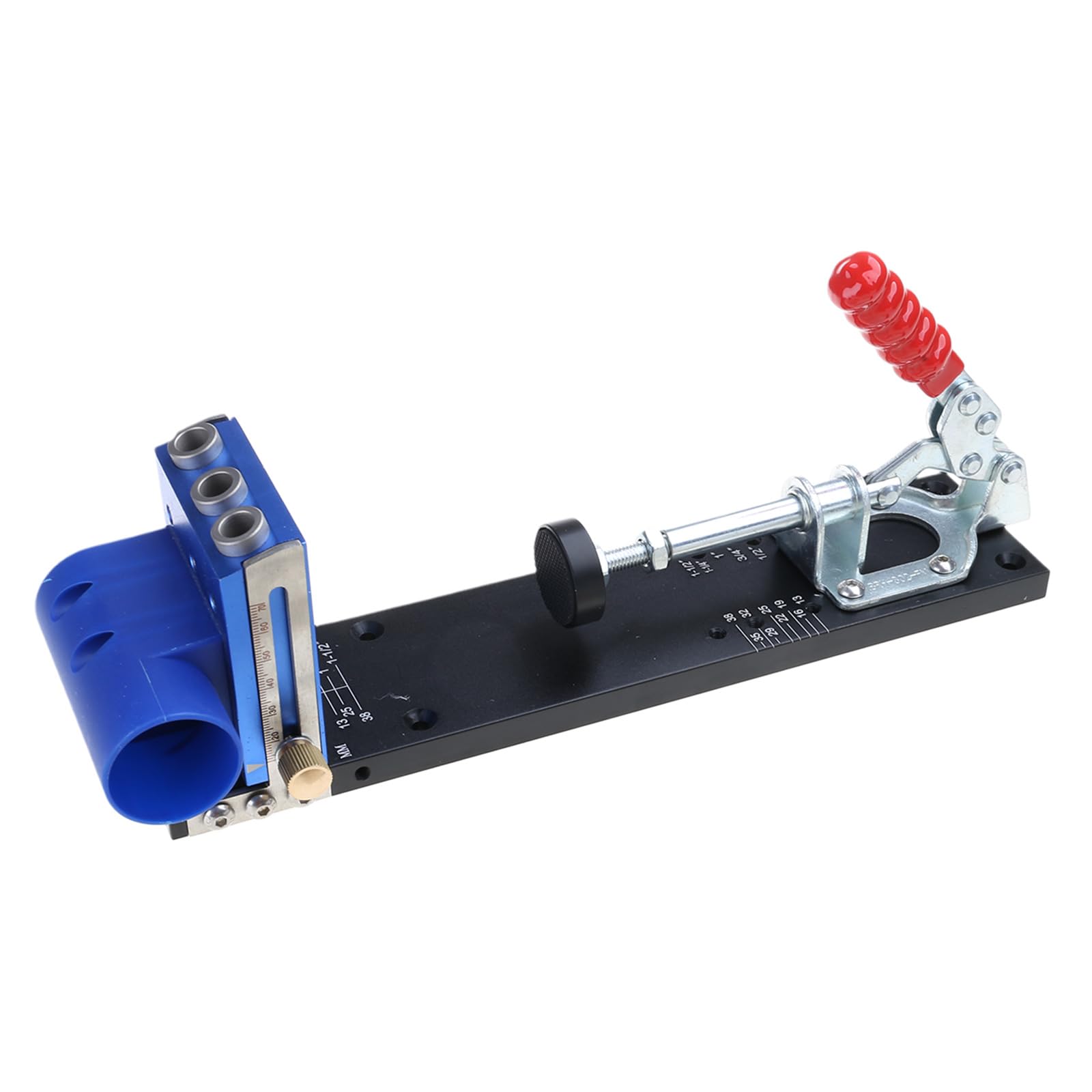 Hole Jig Kits Professional Woodworking Dowel Jig Kits Upgraded Metal Pocket Screw for Carpentry Joinery Woodworking Accessories