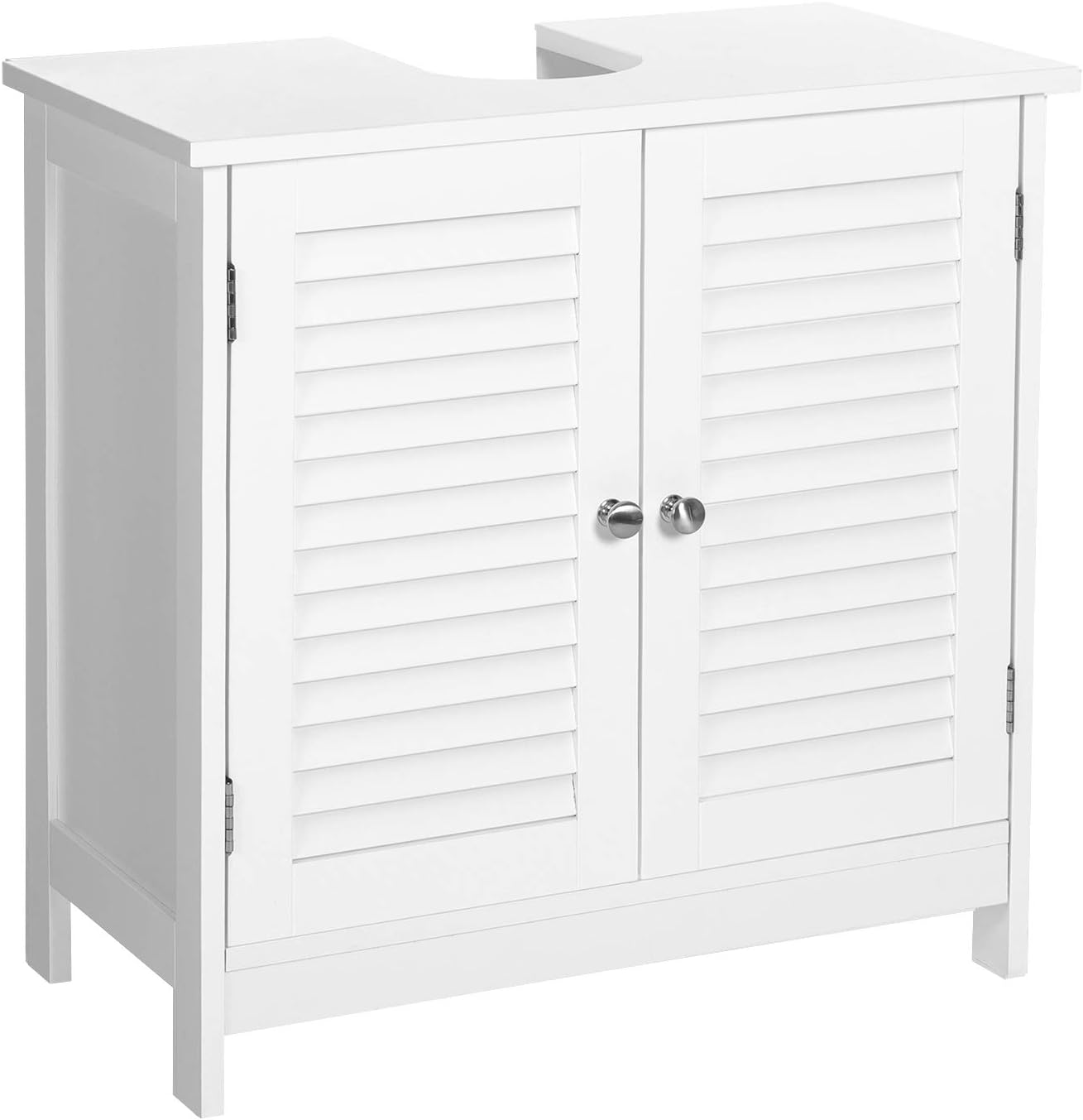 VASAGLE Bathroom Under Sink Floor Double Door, 60 x 30 x 60 cm, Storage Unit