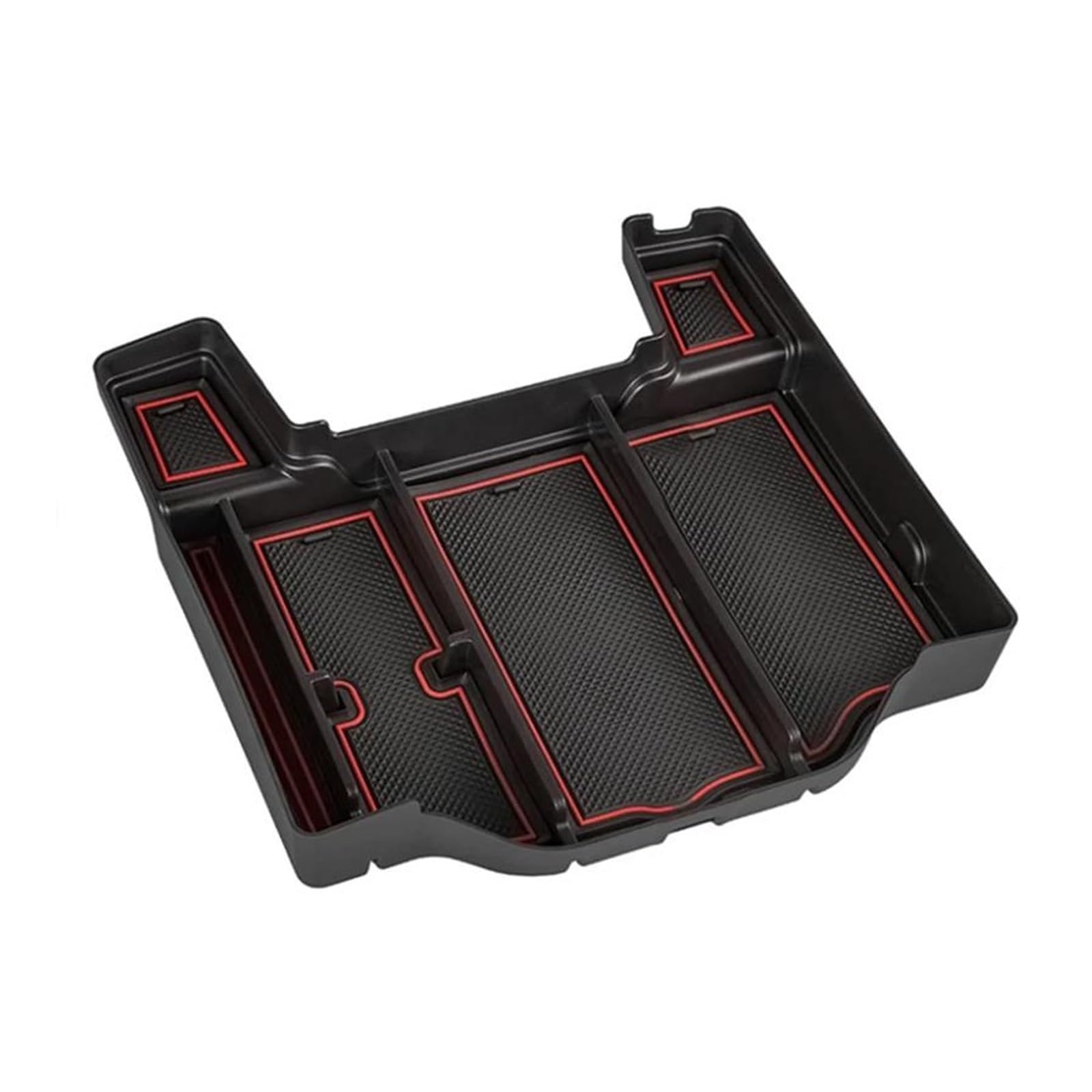 CLCPTPOGMA Centre Console Storage Box For Dodge RAM 1500 2500 3500 2019-2023 Car Armrest Box Storage Center Console Organizer Container Accessories (Red)