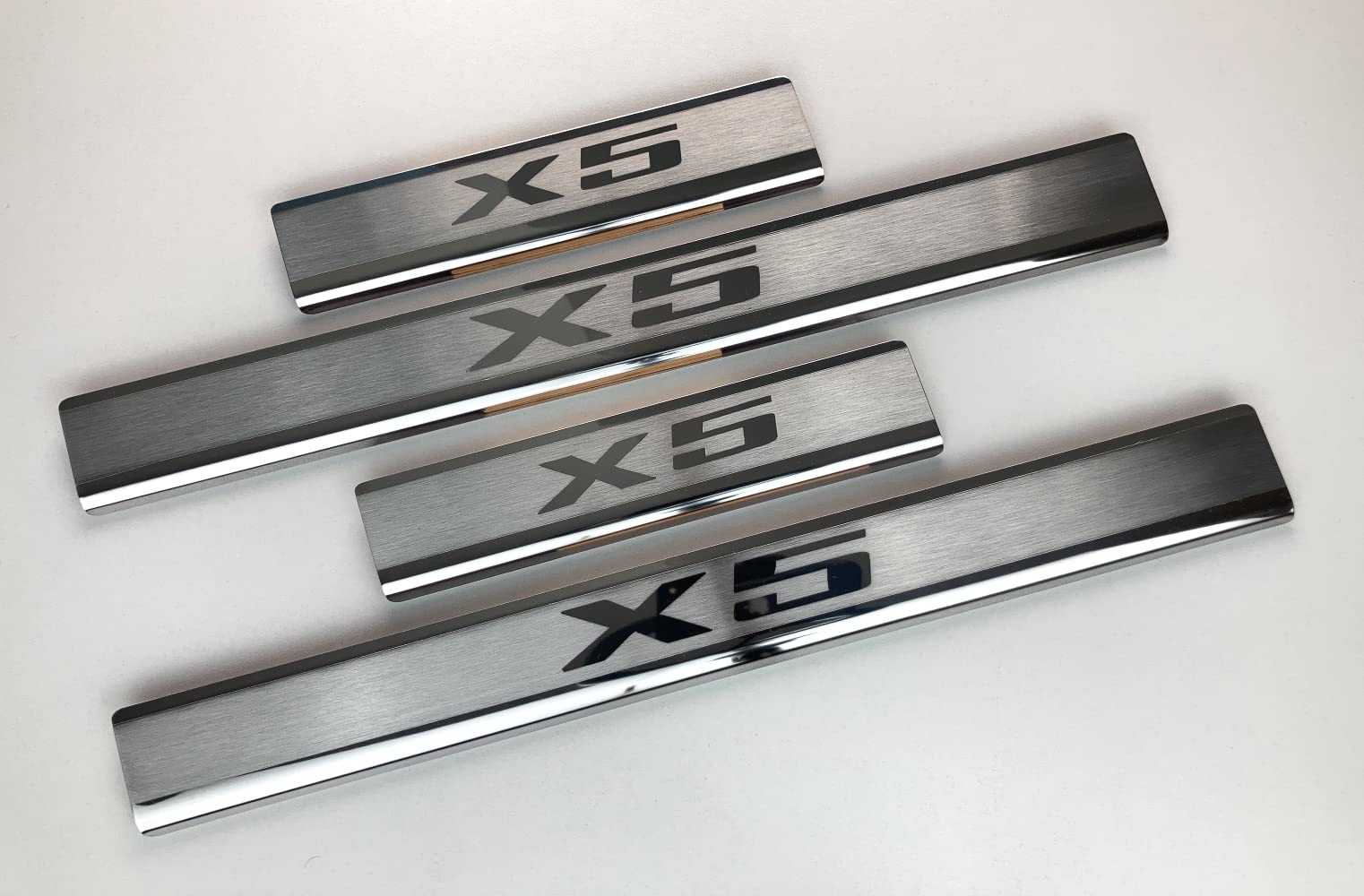 Para BMV X5 E53 2000 – 2006 umbral de umbral protector de puerta, 4 unidades, acero inoxidable