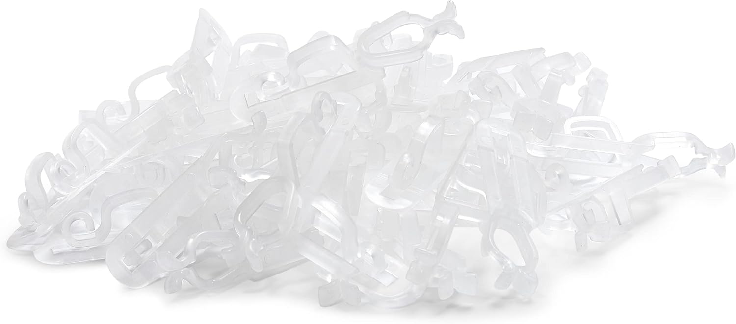 HLO Lighting Christmas Light Clip | All in One Plus | Use with C9, C7, and LED Mini Lights | Christmas Light Hangers for Gutters | 2000 Pack