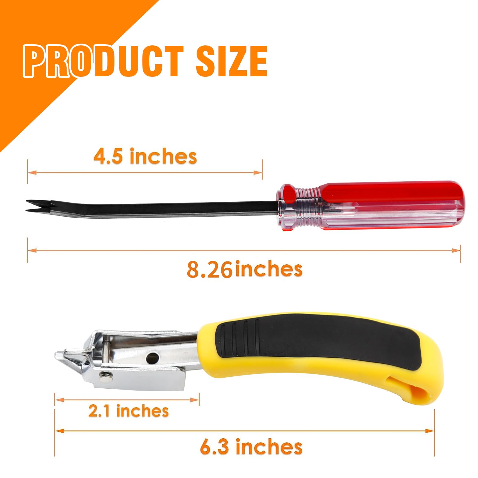 3pcs Upholstery And Construction Staple Remover Heavy Duty Tack Remover Tack Lifter Tool Set For Upholstery Construction Office Wood Car - View #3