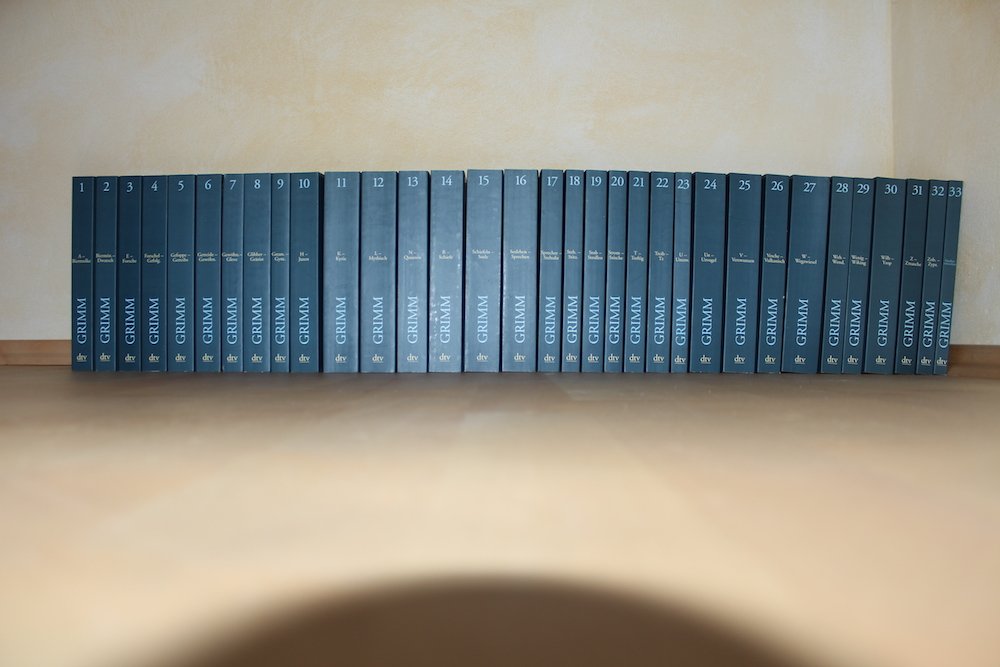 Deutsches Wörterbuch, 33 Bände