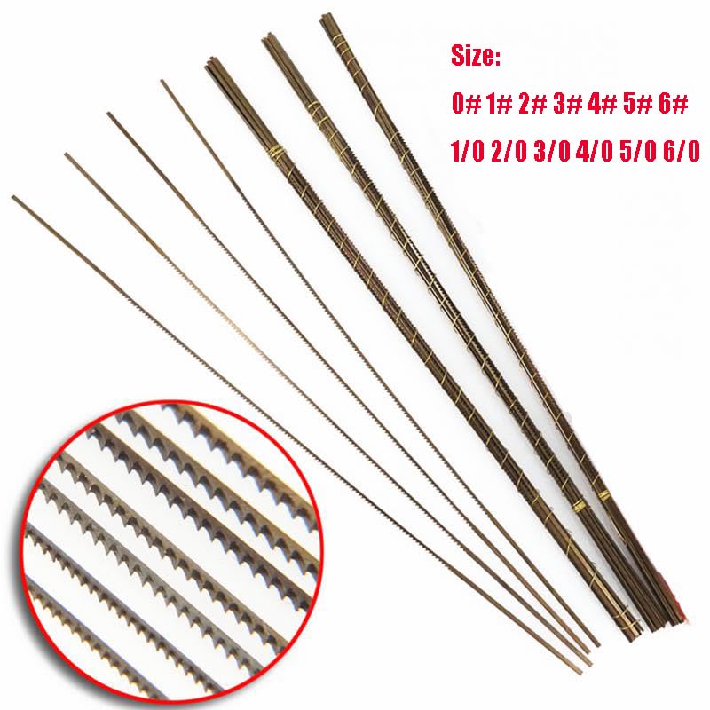 Metal Cutting Jig Blades, 12Pcs 130mm Jewelry Metal Cutting Jig Blades Woodworking Hand Craft Tools Jewelers Processing Saw Blade Cutter(Multicoloured)