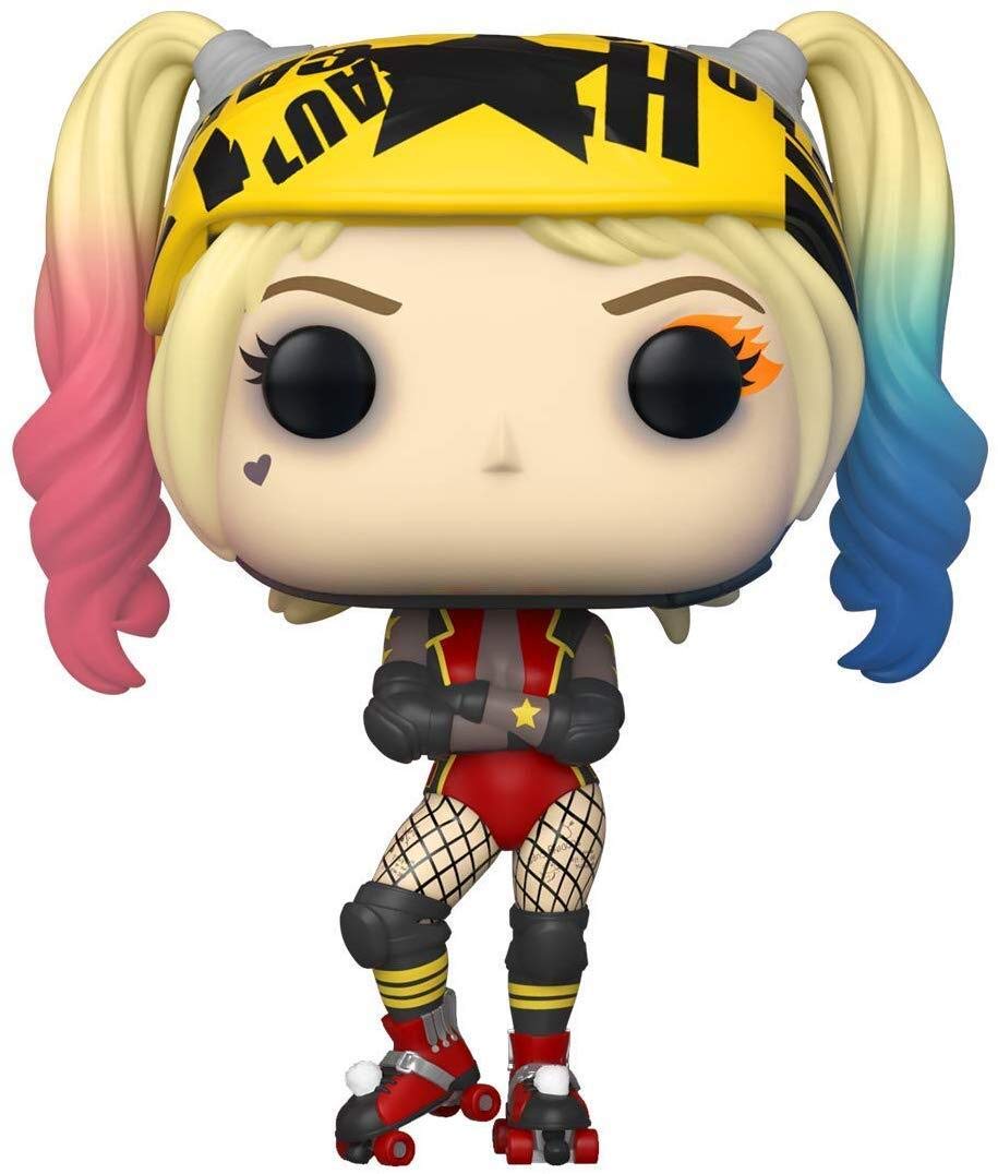 Pop! Heroes: Birds of Prey - Harley Quinn (Roller Derby), 3.75 inches