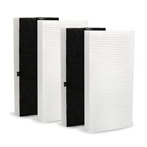 4 Pack Filter Replacement for FRF102B Compatible with Filter U HRF201B Compatible with HHT270 HHT290 Series