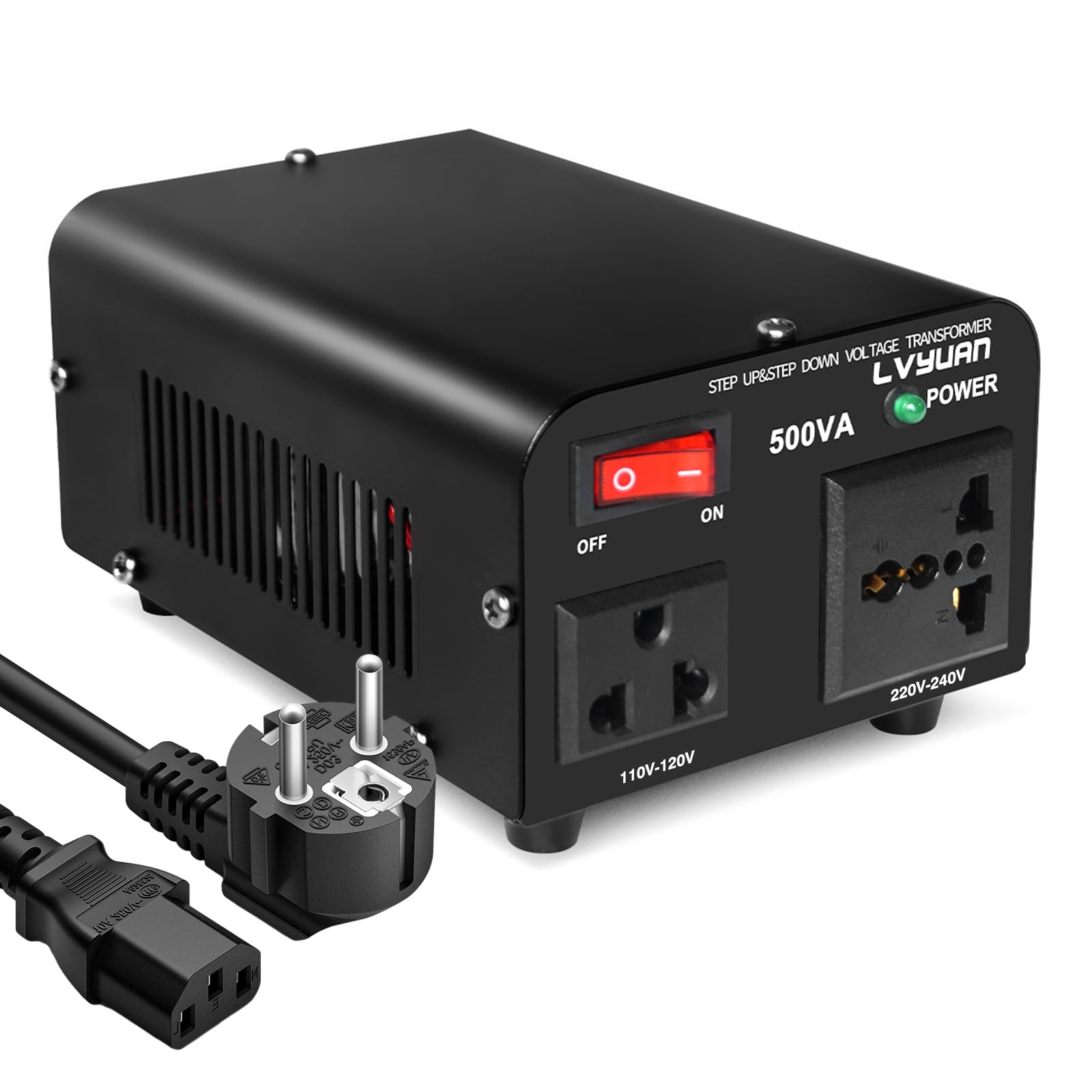Cantonape Trasformatore con nucleo toroidale, stabilizzatore di tensione automatico, CA 110 V 220 V 500 W