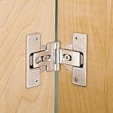 Rockler Folding Door Hinge, Modern Style, Metal Material, Unfinished Finish, 35mm Cup-Style Mounting