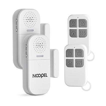Door Alarm with Remote, Door Chime for Business When Entering, 130db Window Alarm Sensors for Kids Safety Home Security, Adjustable Volume 5 Levels