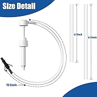 Vista 2 de Bomba de fluido para botellas de cuarto de galón estándar, 8 cc por carrera de bomba, bomba de fluido de transmisión con adaptador de tercera mano