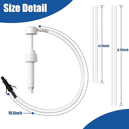 Miniatura 2 de Bomba de fluido para botellas de cuarto de galón estándar, 8 cc por carrera de bomba, bomba de fluido de transmisión con adaptador de tercera mano,