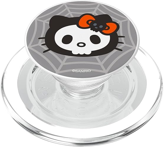 Hello Kitty Halloween Skeleton Face PopSockets PopGrip for MagSafe - Magnetic PopGrip