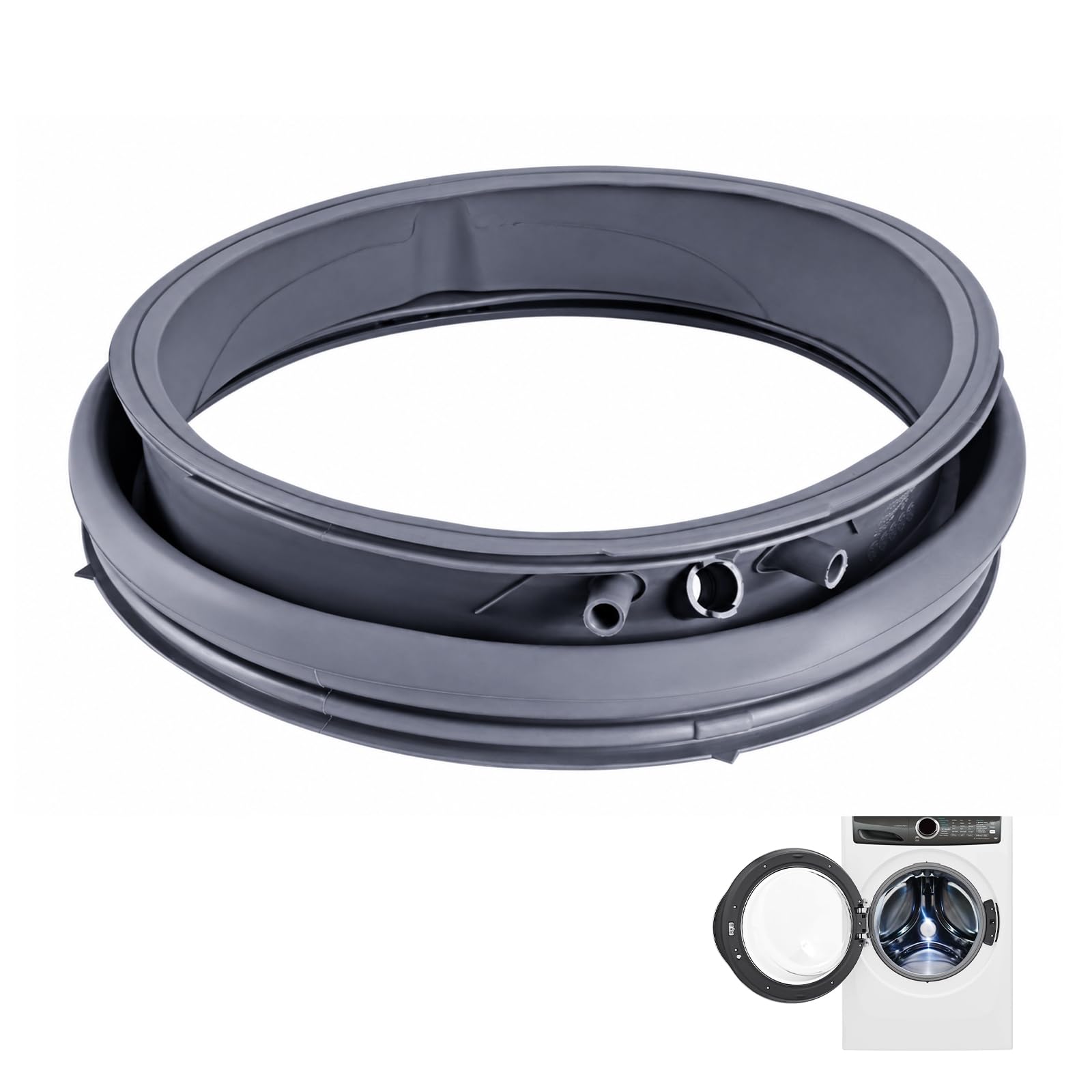 5304505004 - Sello de puerta de arandela compatible con Electrolux White-Westinghouse, pieza de repuesto 5304505239 5304516744 4931397 AP6973284 PS12731388 EAP12731388