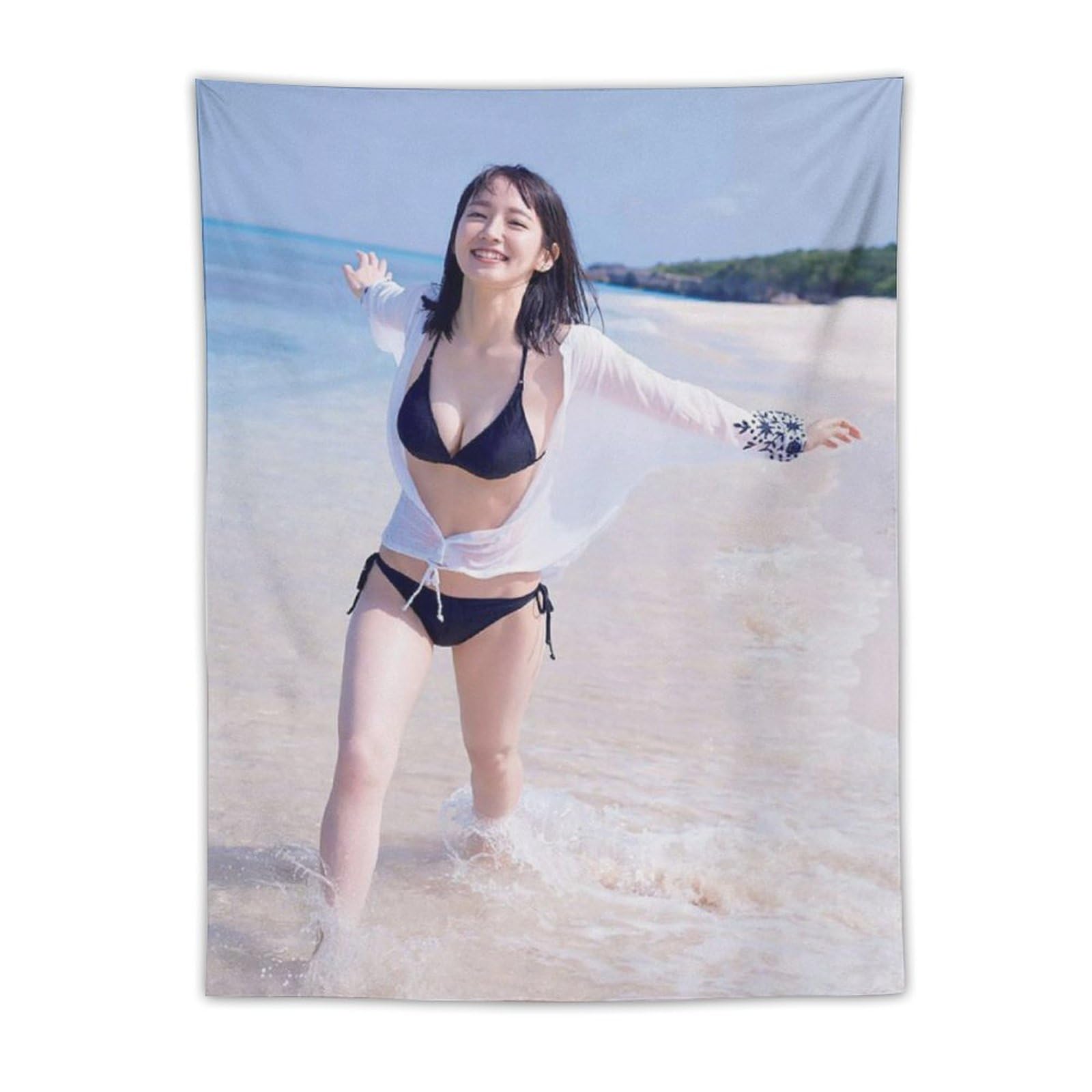 Amazon.co.jp: 吉岡里帆 黒ビキニ 写真 (12) タペストリー