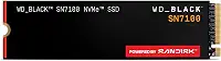 WD_BLACK Unidade de estado sólido SSD interna para jogos SN7100 NVMe de 2TB - PCIe Gen4, M.2 2280, até 7.250 MB/s - WDS200T4X0E [Nova versão]