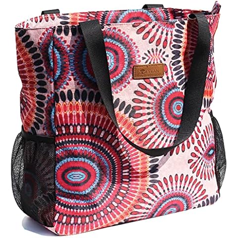 ESVAN Floral Water Resistant Tote Bag Cover