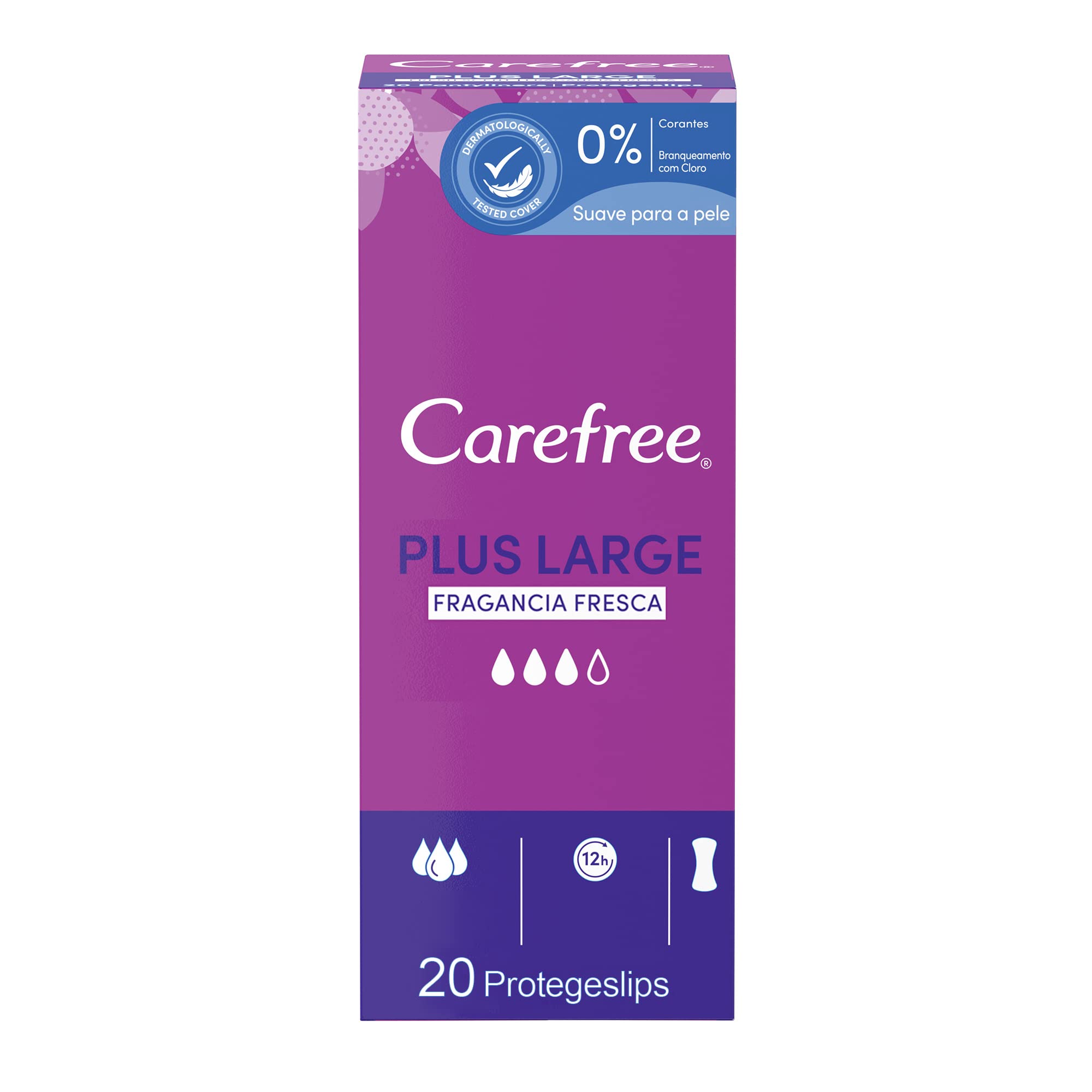 Carefree Cotton Feel Normal Fragancia Fresca Protegeslips (40 + 4 unidades), protegeslips absorbentes y transpirables sin fragancia, protege slips para todo tipo de braguitas — view 7