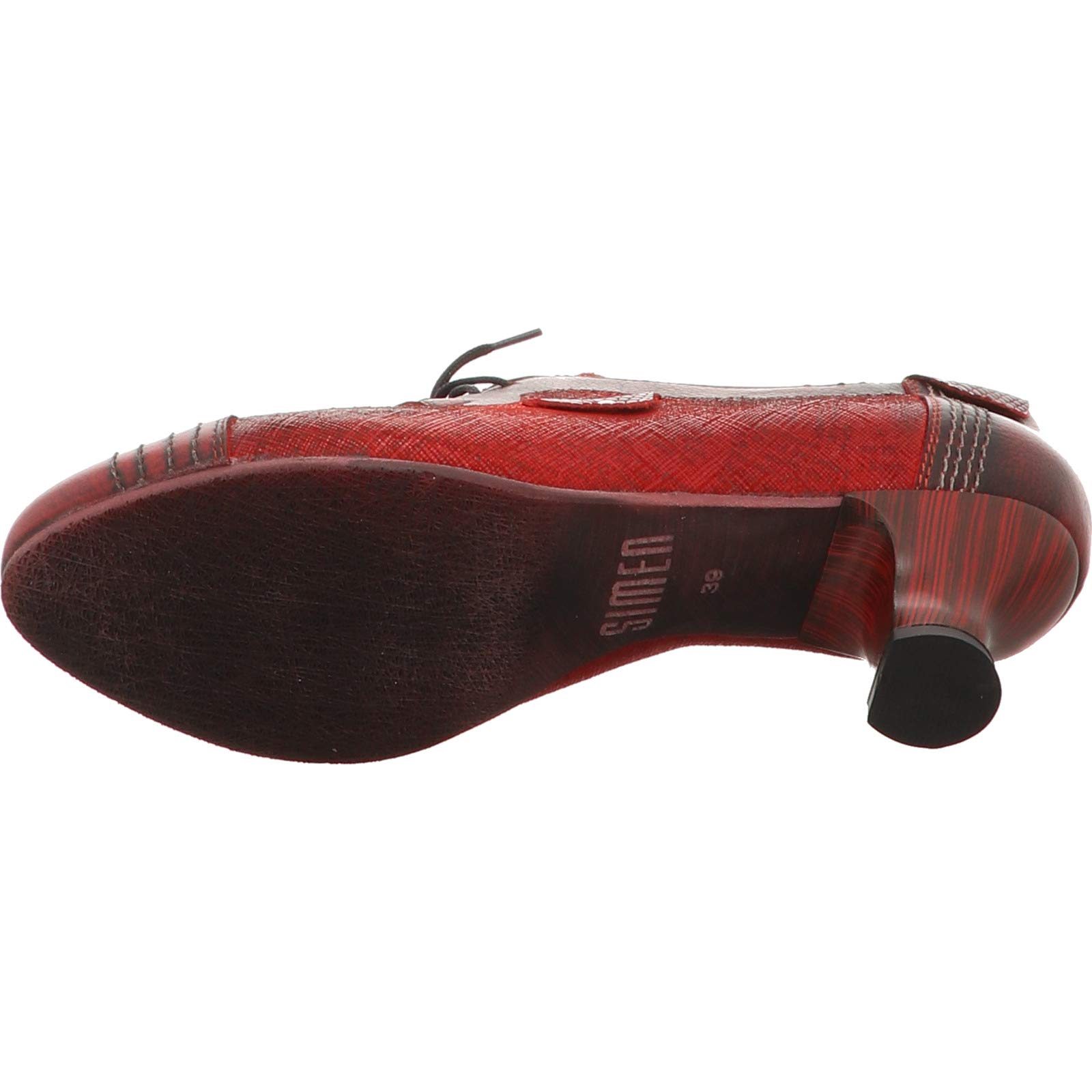 Simen 09336 ROT Schnürpumps rot rot