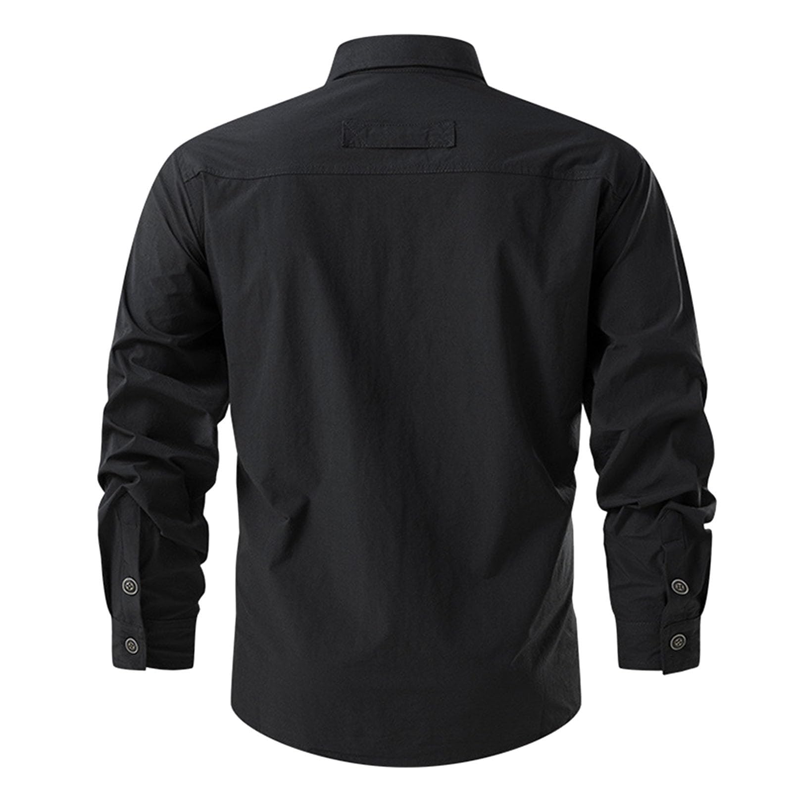 Camicia Jeans Uomo, Camicia Denim Jeans Uomo, Camicia a Denim Camicie Regolare Classiche a Maniche Lunghe Casual Cotone Camicie da Cerimonia Business con Tasca Camicia Uomo Slim Camicia Uomo Elegante
