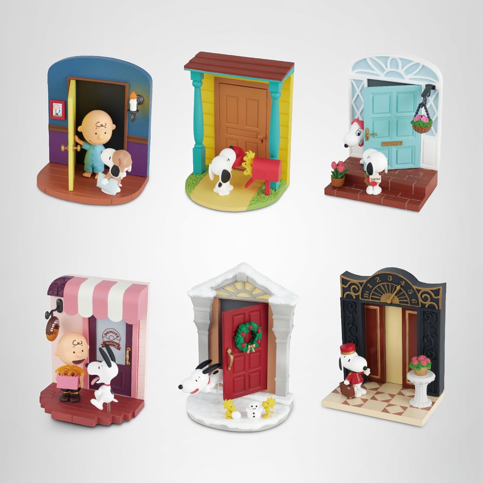 Amazon | リーメント ピーナッツ SNOOPY's Door Story 1BOX 約H115×W70