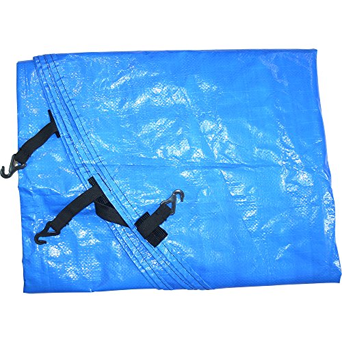Green Bay Garden Trampoline Rain Cover Weather Protection Cover For 10 FT Foot Round Trampolines (Blue), 10FT - Image 3