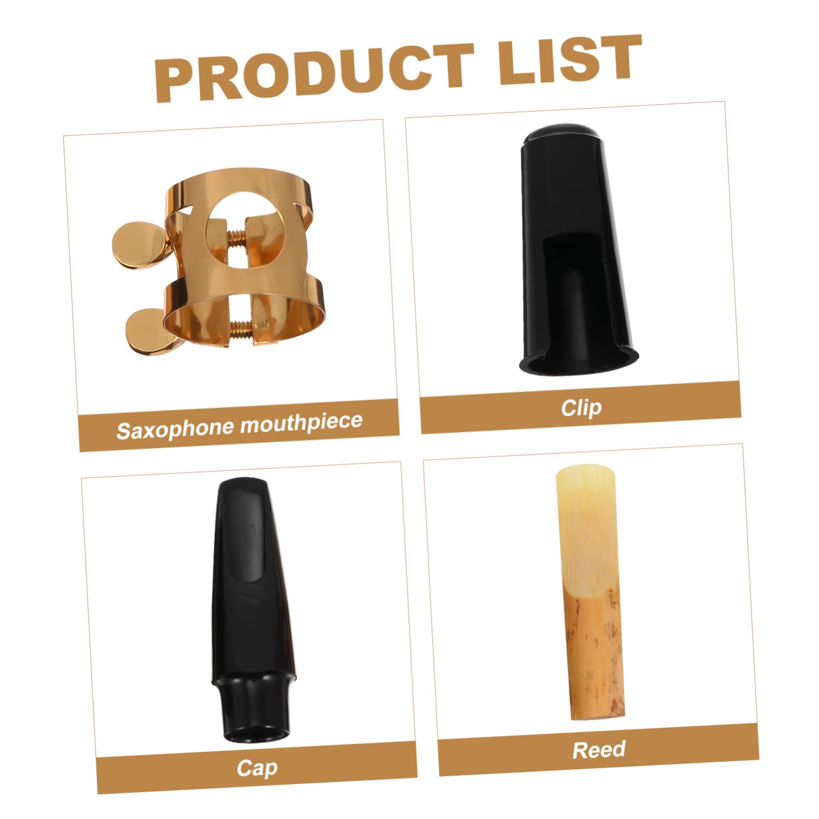 Amazon | Toyvian 3 セット サックス アルト サックス 演奏 道具