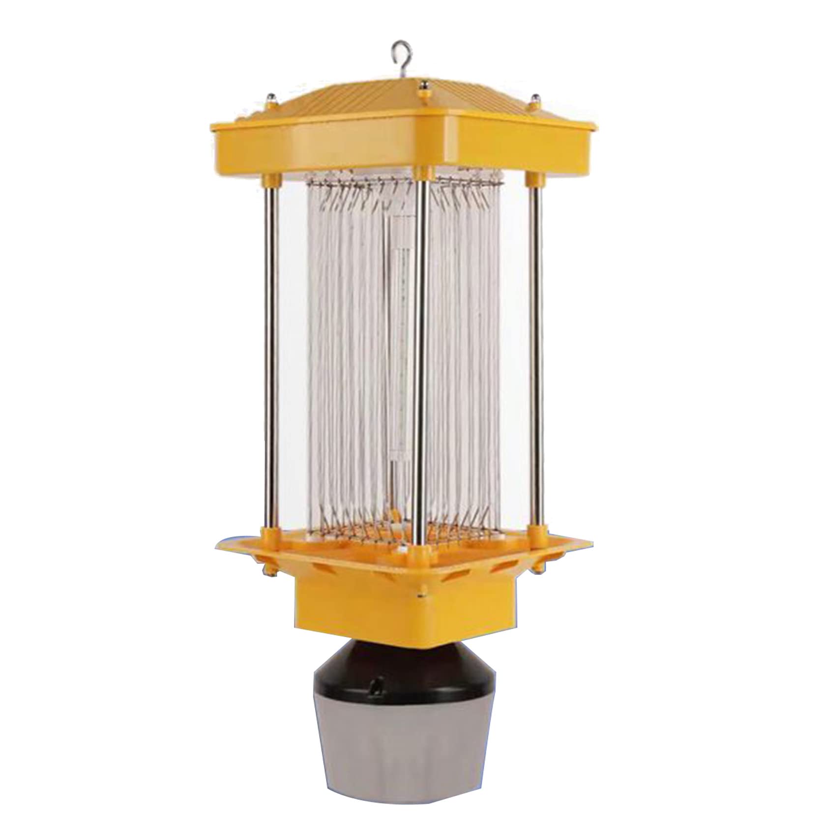 Trappola per Mosche UV Solare da Esterno 3500V 2 in 1 Zapper Completamente Automatico per Insetti, Lampada per Il Controllo dei parassiti agricoli 395nm, Impermeabile IPX7, Lampada antizanzare per