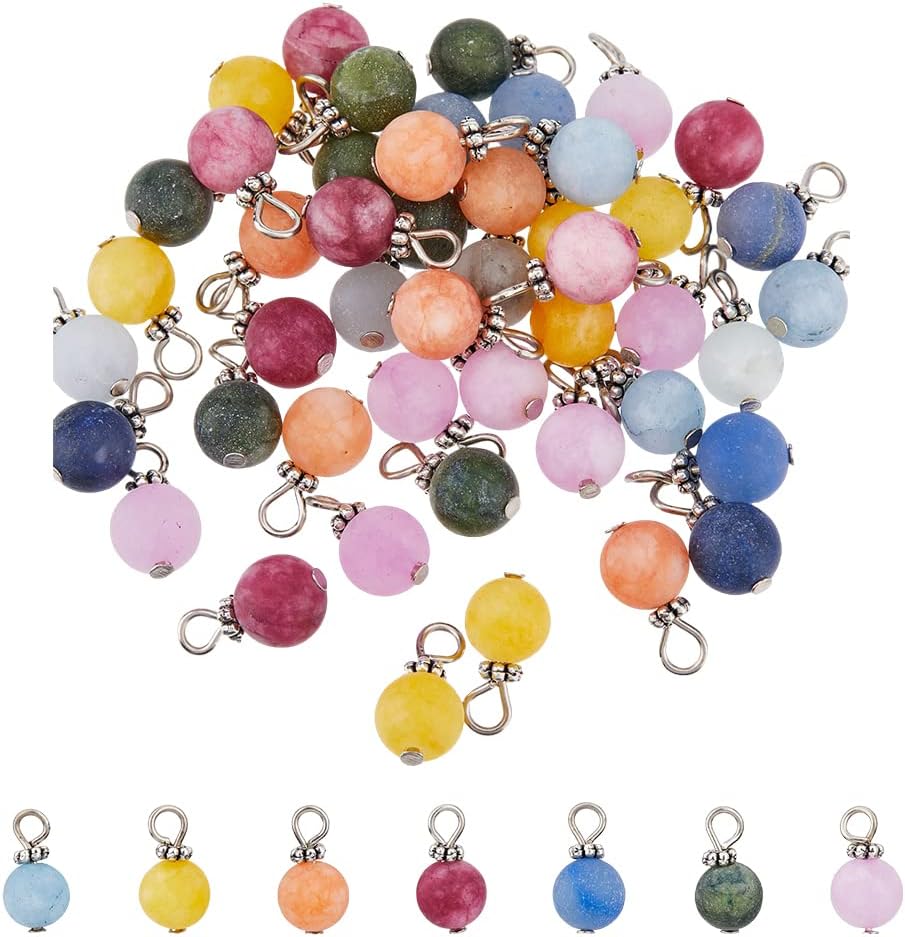 PandaHall 72-teiliges DIY Anhänger-Set Mit Cabochons & Eulen-Motiven – Perfekt Für Schmuck, Schlüsselanhänger & Bastelprojekte