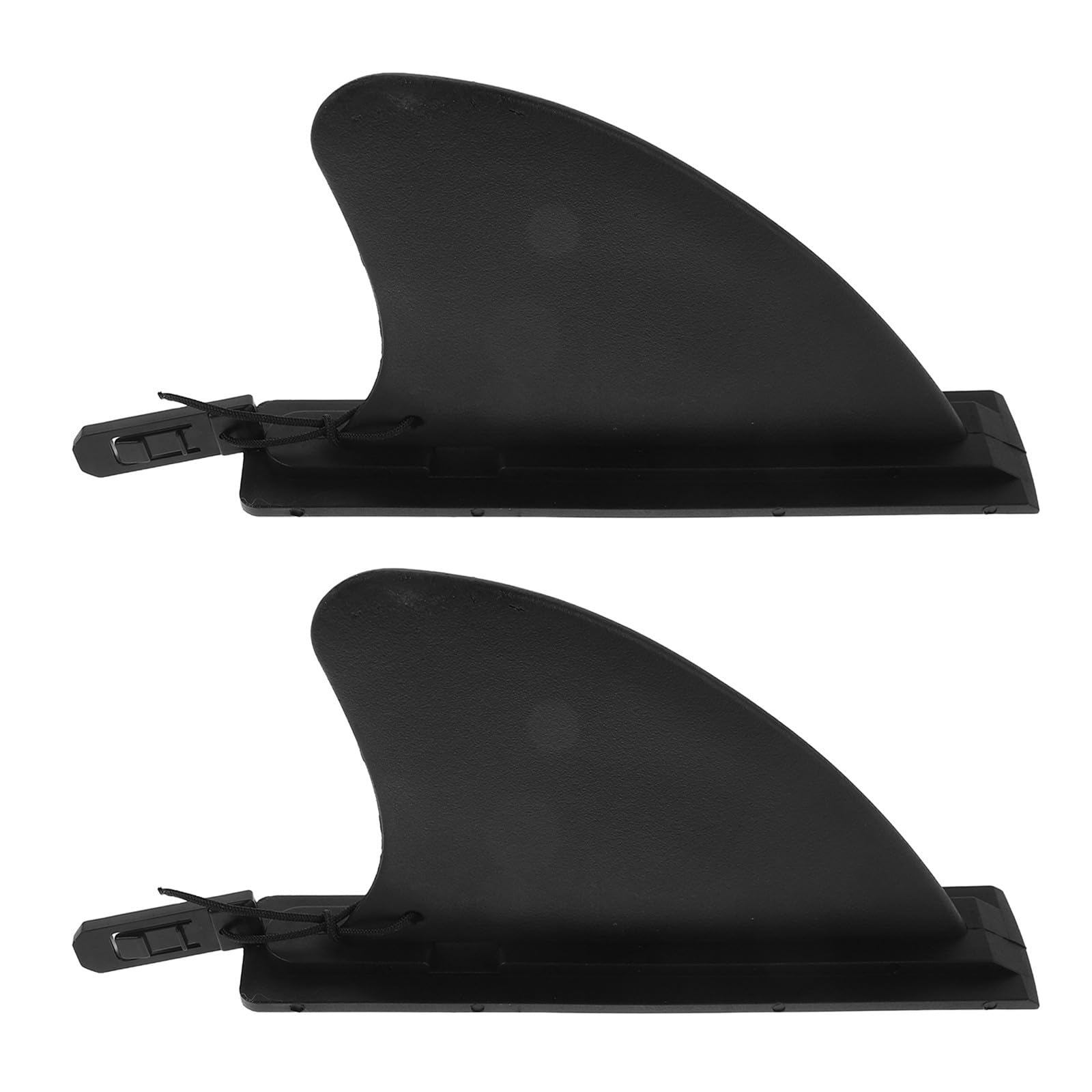 IOBIDDYS Hydrodynamic Paddleboard Fin Set 2Pcs with Snap-In Design Lightweight PVC Replacement Fins for Kayak and Inflatable Paddleboard Use