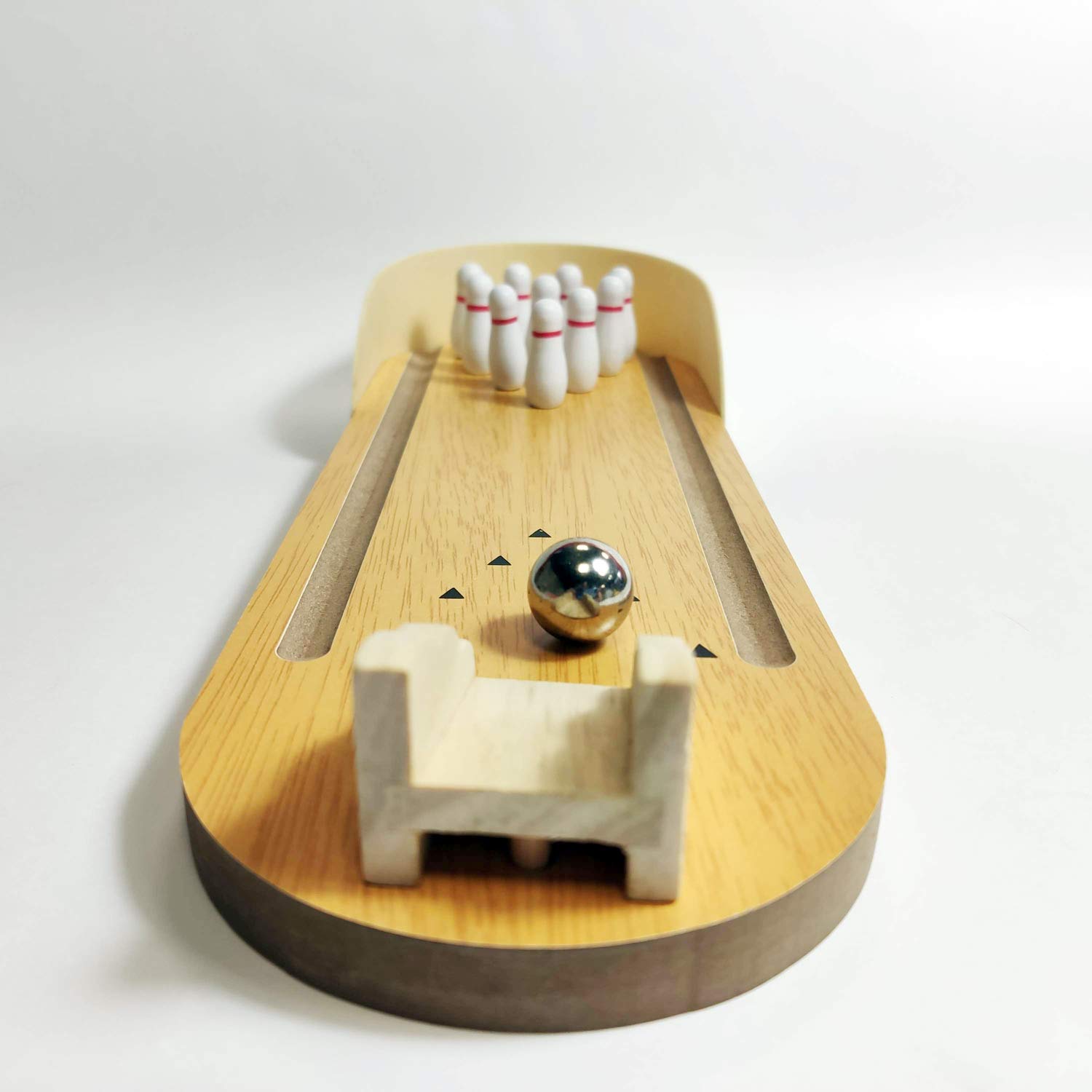 Jeu De Quilles Nordique Harrier – 12 Quilles En Bois Numérotées 1 à 12 + Bâton De Lancer, Boîte De Transport Incluse