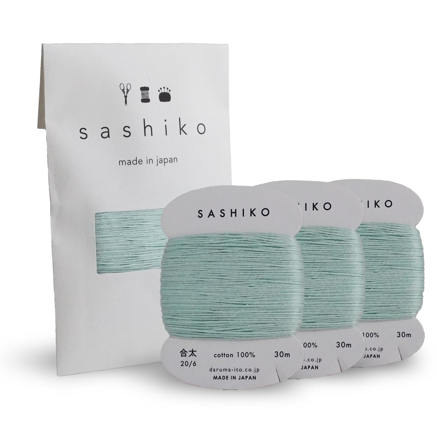 Daruma Sashiko Thread Rolls - Beginner Kits -17