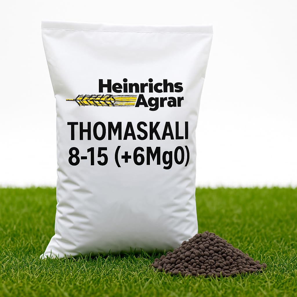 20 kg Thomaskali 8-15 (+6MgO) PK Dünger Biodünger für Gemüse Garten Landwirtschaft Profidünger Kalium Magnesium
