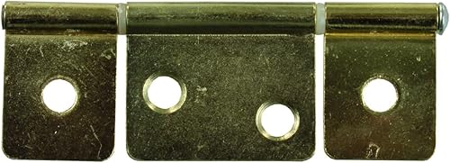 Miniatura 2 de JR Products bisagra sin muesca de montaje nivelado, Níquel Satinado