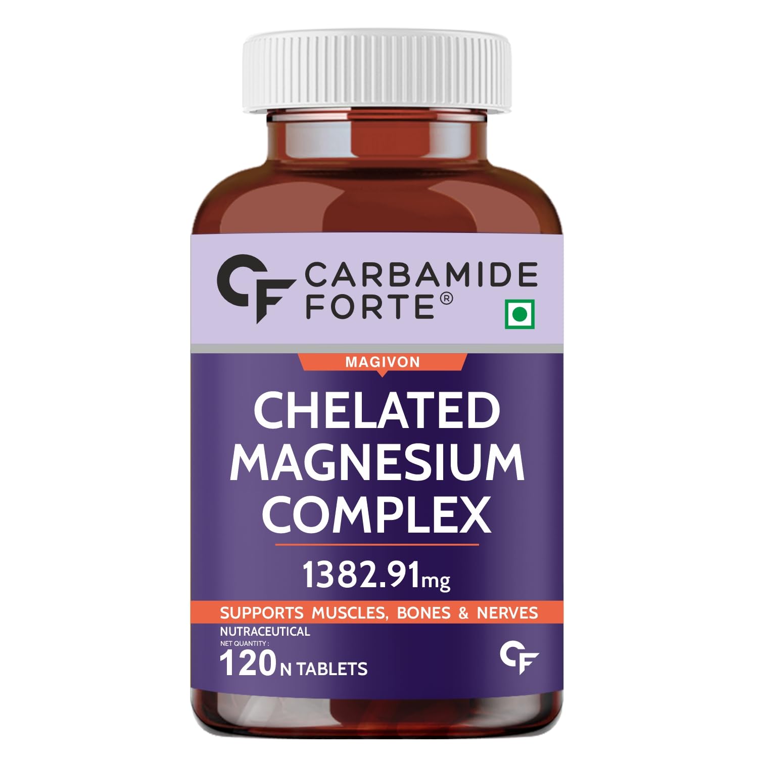 Carbamide Forte Chelated Magnesium Glycinate Citrate Oxide Supplement | Magnesium Supplement Supports Bones Muscles & Nerves 1382.91mg Per Serving - 120 Veg Tablets. (B07M8568DG) Amazon Price History, Amazon Price Tracker